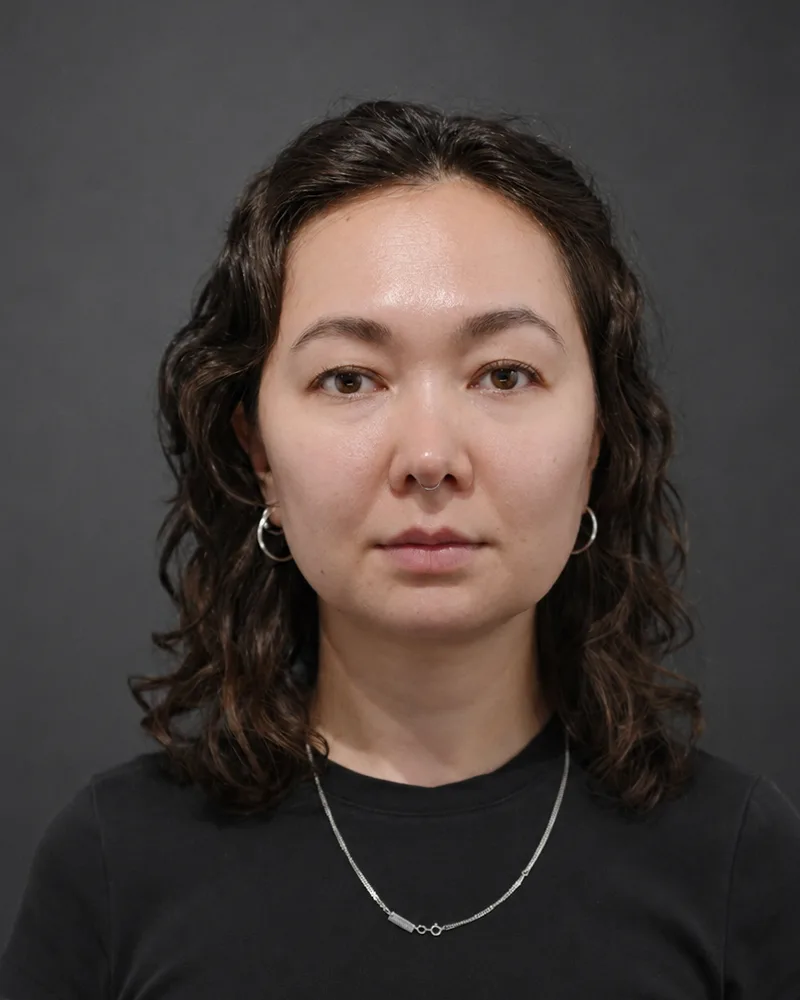 Patient two before treatment, facing the camera
